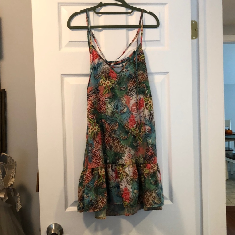 Sunsets Multi Tahitian Dream Riviera Dress  MED